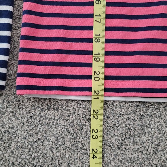 Crewcuts Girls Long Sleeve Shirt Pink, White, Blue size Large - Picture 7 of 10